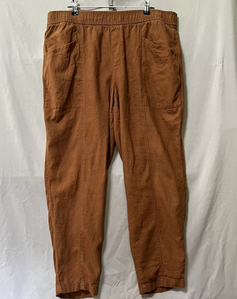 Old Navy cropped linen pants
